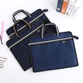 定制LOGO公司商务公文包女牛津布手提包文件包休闲学生书包布印字