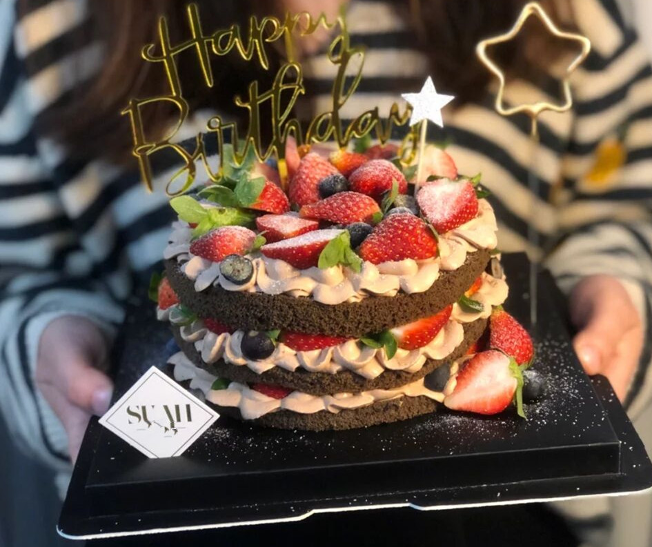 圣诞节草莓生日裸蛋糕哈尔滨全国