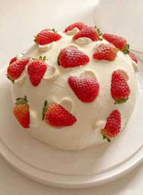 草莓生日蛋糕呼和浩特通辽包头