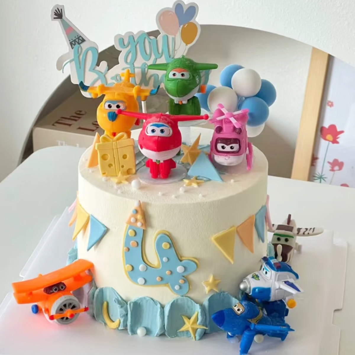 超级飞侠生日蛋糕儿童同城配送北京上海杭州天津深圳福州成都厦门