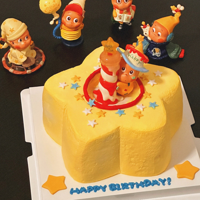 Twinkletwinkle星星人泡泡玛特生日蛋糕上海杭州重庆成都同城配送