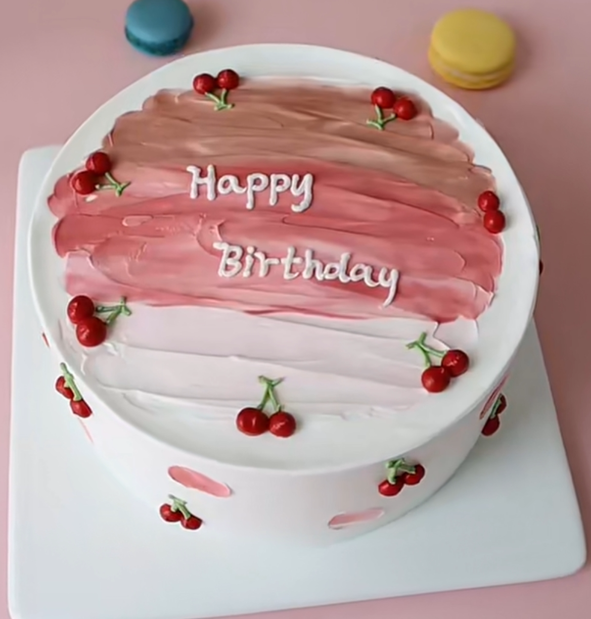 ins风极简约水果情侣生日蛋糕同城贵州遵义安顺凯里昆明丽江南昌