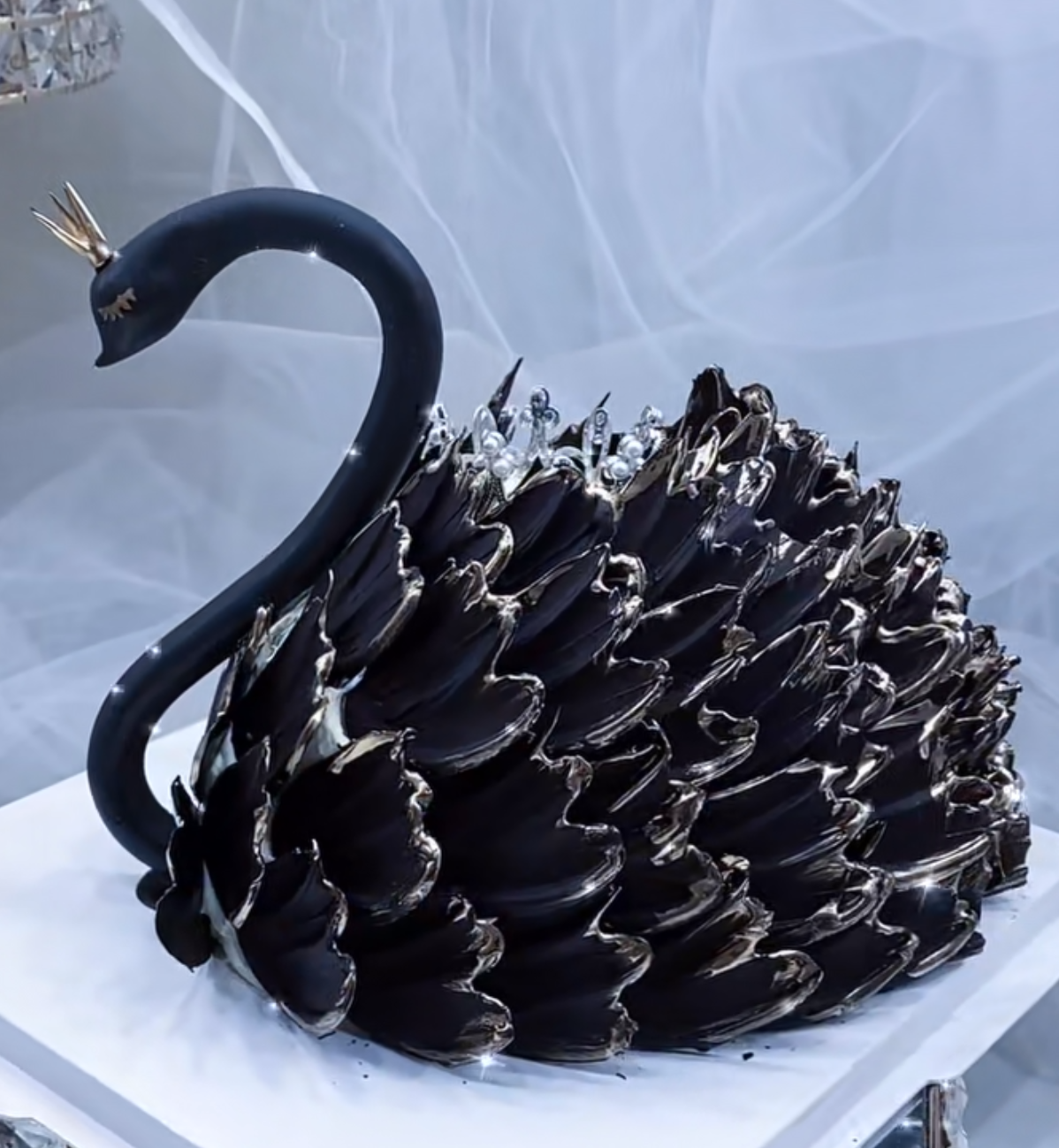 上海网红高颜值黑天鹅生日蛋糕广州深圳重庆苏州哈尔滨全国同城送