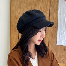 韩版日系复古八角贝雷帽画家帽