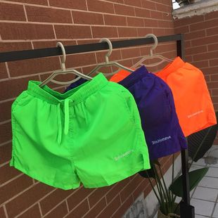 潮流宽松沙滩裤 三分裤 3分裤 跑步健身夏季 海边度假 男速干运动短裤