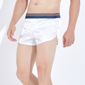 腰家居短裤 宽松阿罗裤 男潮 男士 个性 性感舒服睡裤 丝质内裤 超短裤