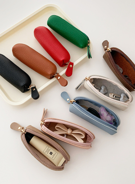 2025新款迷你零钱包日系ins风可爱拉链零钱包硬币袋女士PU小钱包