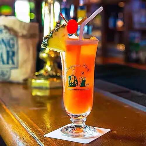 新加坡司令杯酒吧调酒专用鸡尾酒杯果汁杯长饮杯水杯冷饮杯柯