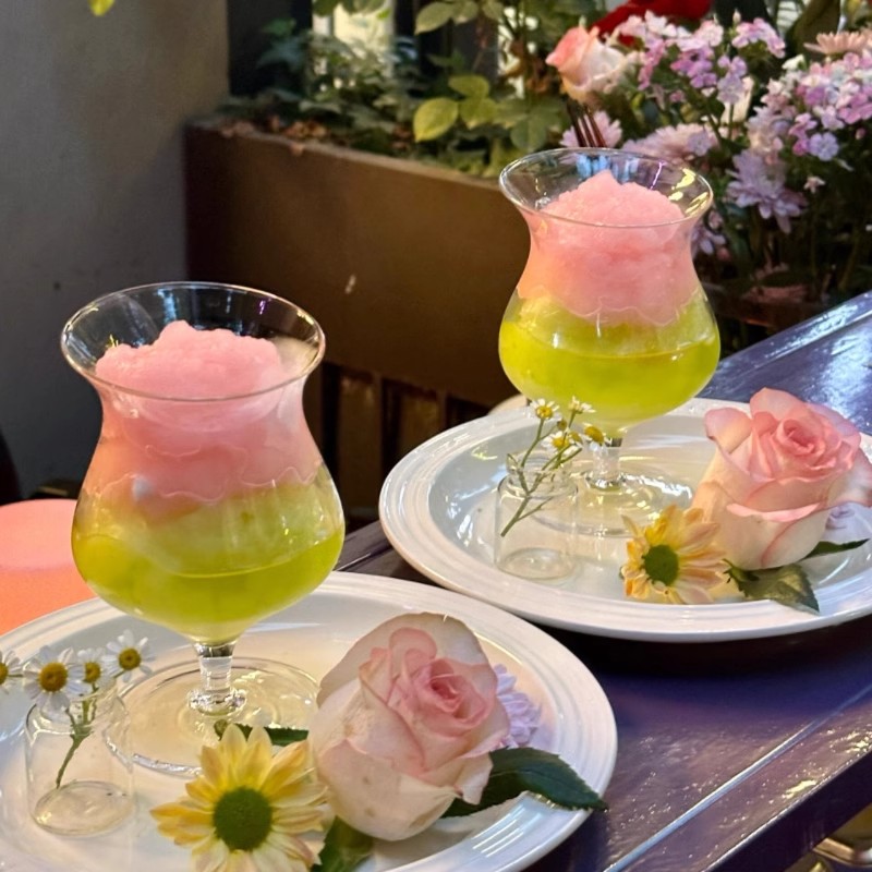 鸭嘴斜口玻璃杯冷萃咖啡特调咖啡