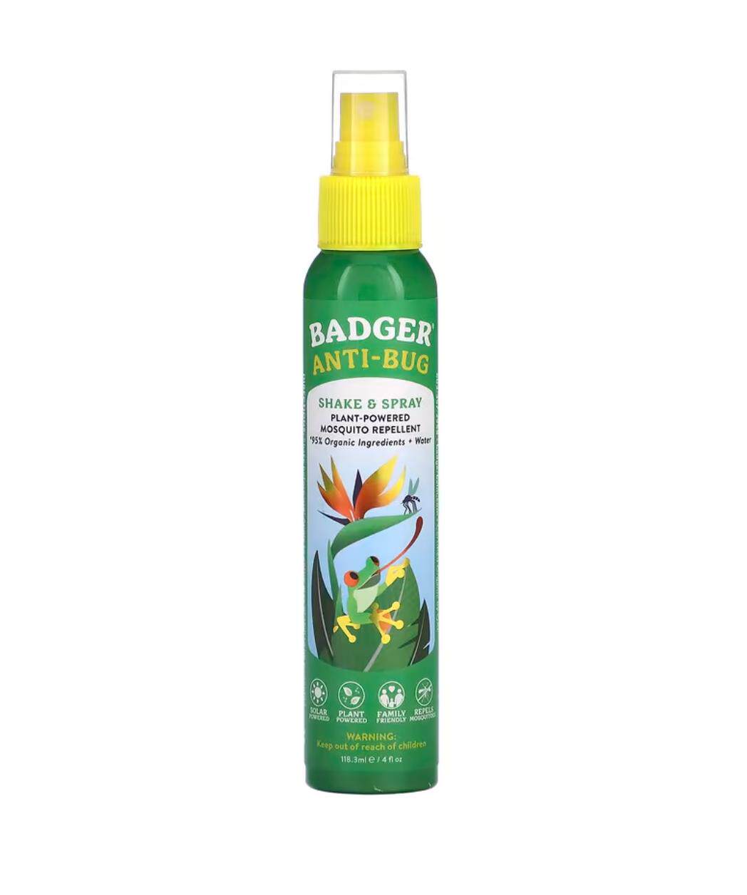 BADGER驱蚊喷雾植物驱蚊水户外防蚊虫叮咬天然有机喷雾