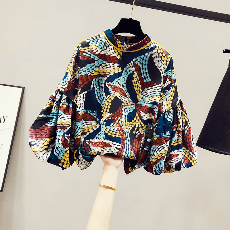 夏季2020年新款设计感小众心机女士雪纺衬衫短袖衬衣上衣短款外穿