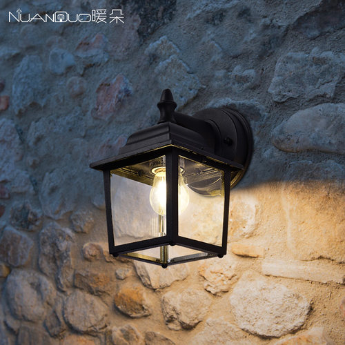暖朵美式复古风户外防水围墙壁灯