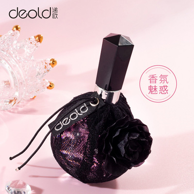 Deold/递欧法式午夜玫瑰黑色诱惑蕾丝香水优雅神秘花果淡香调持久
