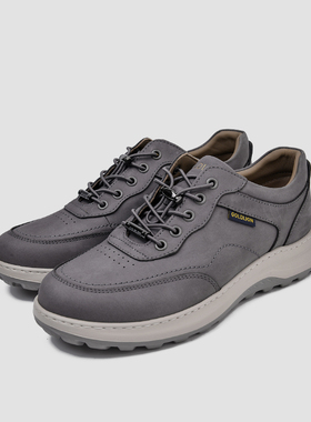 金利来男鞋2025秋季新款磨砂牛皮休闲运动皮鞋G239530319RRA JNA