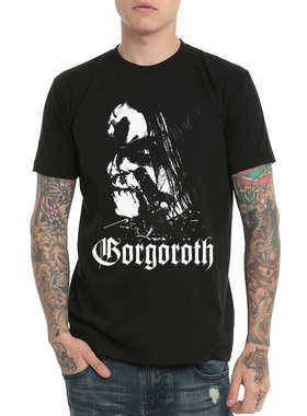 Gorgoroth摇滚乐队T恤男圆领短袖春夏挪威重金属黑暗金属