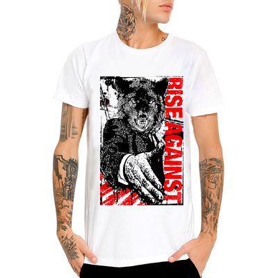 朋克摇滚乐队硬核金属圆领短袖