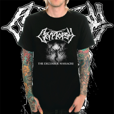 Cryptopsy死亡重金属摇滚乐队T恤男圆领春夏短袖