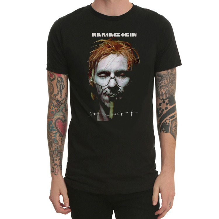 德国战车重金属乐队圆领短袖T恤