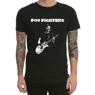 FOO FIGHTERS摇滚乐队T恤男圆领dave短袖nirvana春夏喷火战机
