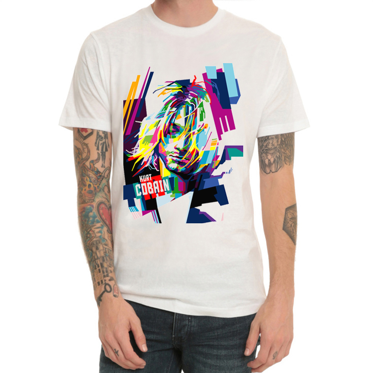 涅槃摇滚乐队恤男短袖科特