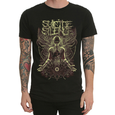 Suicide Silence重金属摇滚乐队T恤男短袖Deathcore死核自杀寂静