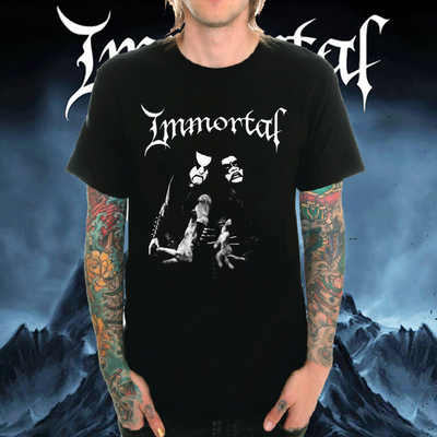 重金属摇滚乐队圆领短袖