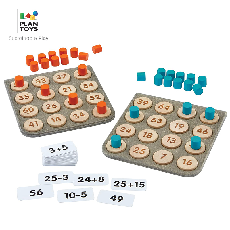 plantoys趣味数字游戏数学启蒙