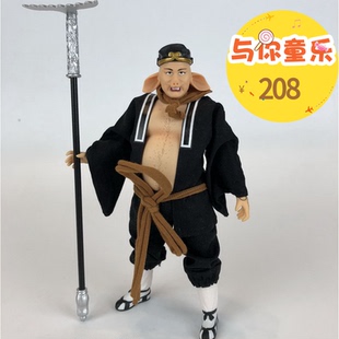 西游记手办沙僧仿真孙悟空猪八戒动画片可动人偶6寸手办模型玩具