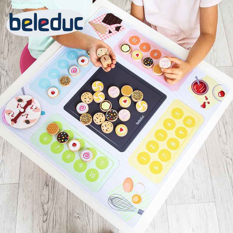 beleduc幸运曲奇 22614大号桌面玩具亲子互动休闲儿童礼物 易收纳