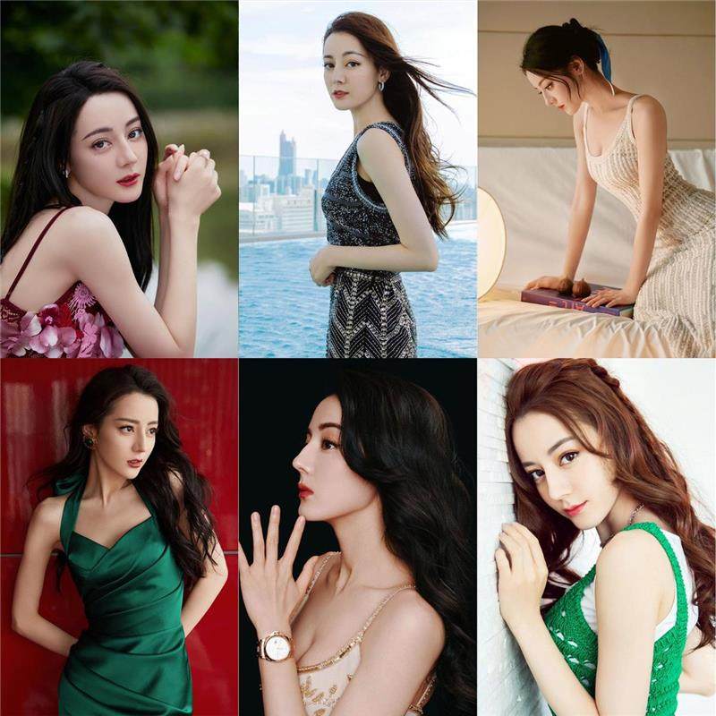 迪丽热巴海报墙贴卧室美女明星写真超大学生宿舍床头房间装饰自粘