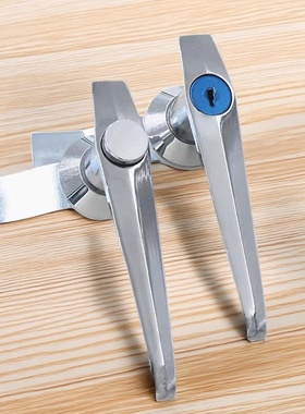 海坦MS304-1把手锁 电箱机柜门把手锁 MS304-2铁皮柜箱门手柄锁