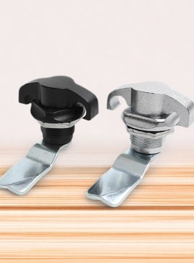 海坦配电箱锁 黑色手柄锁MS715-6 转舌锁MS714-3MS722圆柱锁