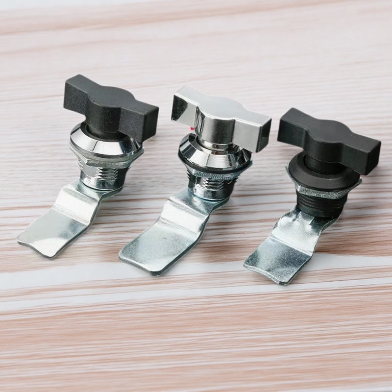 海坦新汇T型把手转舌锁 MS714-2 工具箱门锁 电柜门锁MS722机械锁