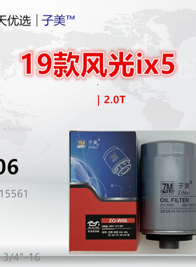 W06适配风光ix5 ix7 风行M7 北京BJ40 F40 力帆X80 2.0T机油滤芯