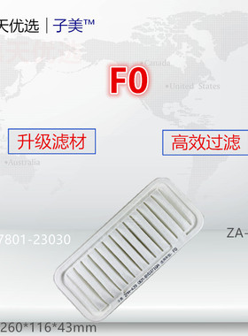 196H适配比亚迪F0/F3DM/熊猫/自由舰/远景X1/威姿 1.0L空气滤芯