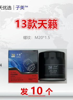 224适配颐达/骐达/轩逸/阳光NV200天籁/逍客/奇骏机油滤芯清器格