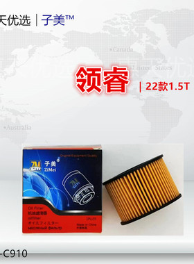 C910适配福特 领睿 陆风 逍遥 荣耀 X7劲越 1.5T机油滤芯清器格