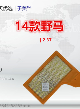 F108U适配福特进口15款野马  Mustang GT 2.3T 3.7L空气滤芯清器