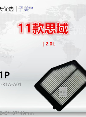 821P适配九代 11款思域 讴歌ILX 1.8L 2.0L 空气滤芯