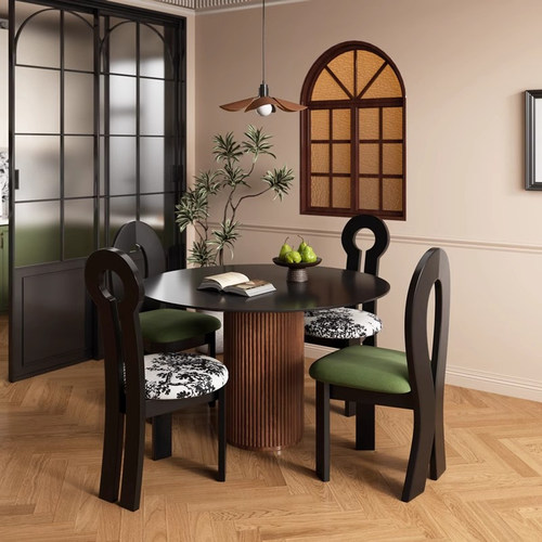 人鱼椅钥匙椅中古法式网红椅子