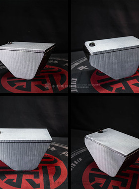 小牛UB/UQI中箱储物箱白色蜂窝锻造碳纤维U系列电瓶车网红中箱