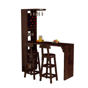 实木吧台桌隔断柜酒柜客厅玄关柜吧台吧椅组合简约门厅柜家用吧u.
