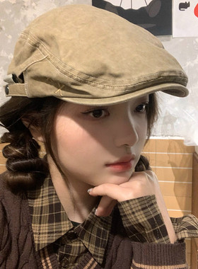 日系复古牛仔前进帽女春夏休闲