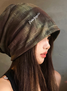 废土风复古小众设计堆堆帽女夏季
