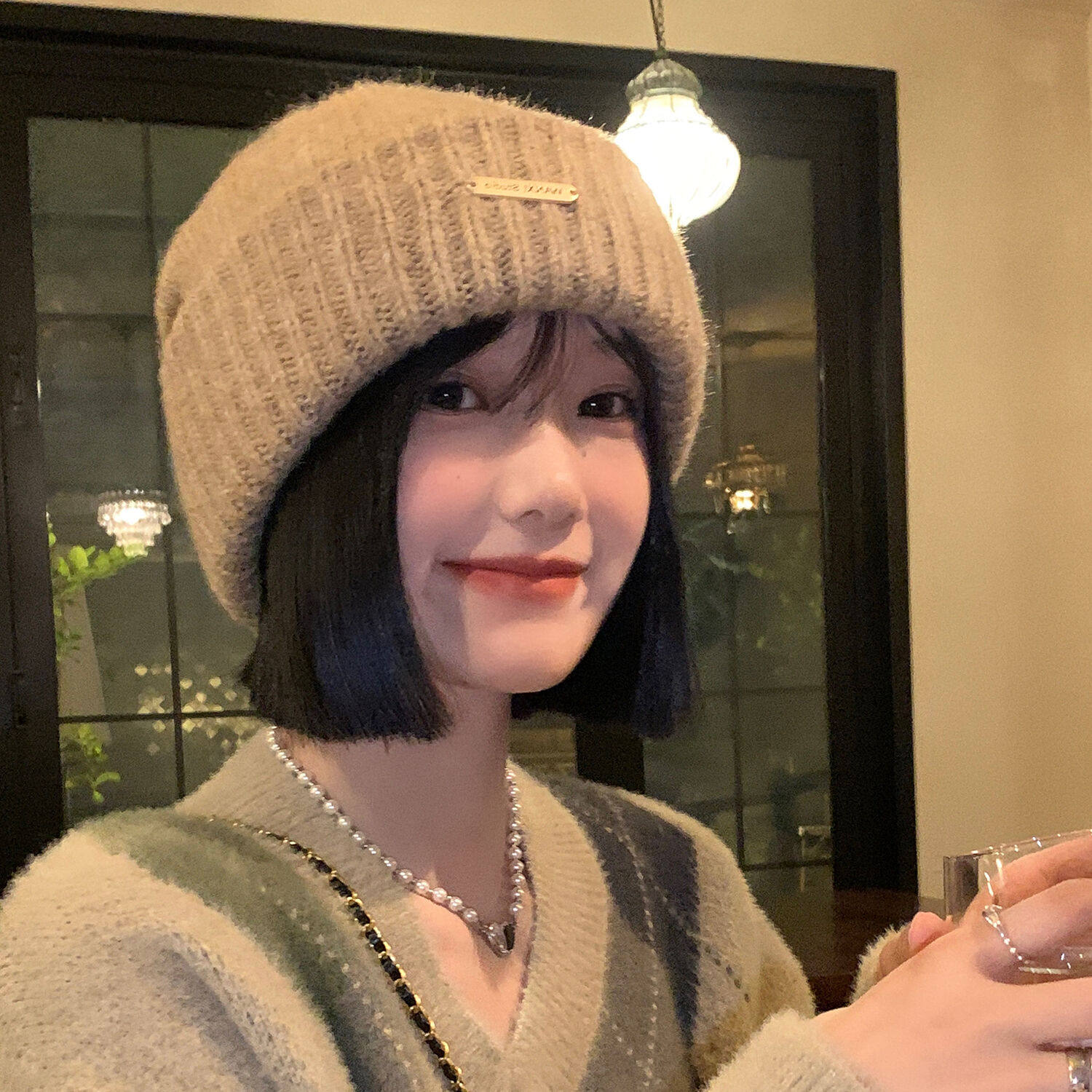 毛线帽女秋冬季韩版百搭显脸小针织帽网红日系大头围保暖护耳帽子,服饰配件/皮带/帽子/围巾,帽子,淘宝优惠券,粉丝福利购,淘宝优惠卷