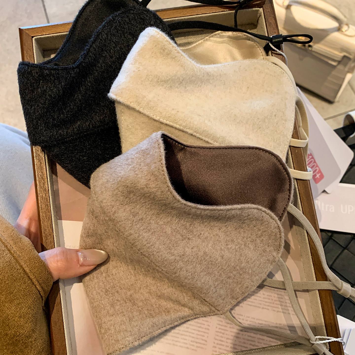 羊毛混纺桑蚕丝保暖加绒口罩女冬加厚2025新款高颜值防风防寒面罩,服饰配件/皮带/帽子/围巾,防晒面纱/面罩,淘宝优惠券,粉丝福利购,淘宝优惠卷