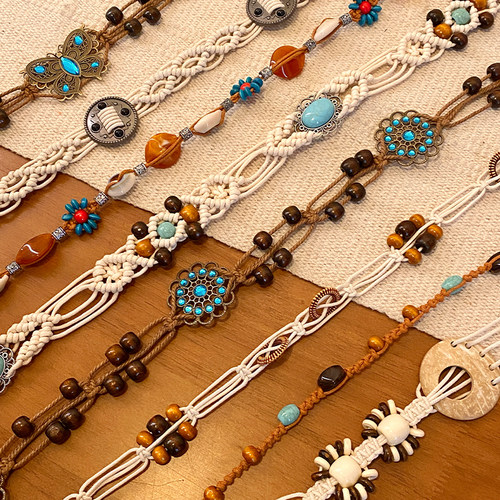 波西米亚风西北旅游复古腰链女