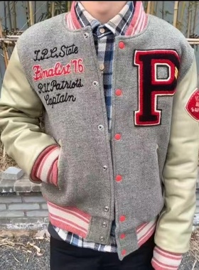 现货黑木1976东洋棒球服Cleanfit风  羊毛棒球服夹克vibe风格外套