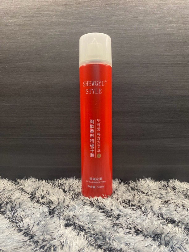 SHEWGYU  STYLE尚雅丝发型师专用陶醉香特硬干胶定型发胶定型喷雾
