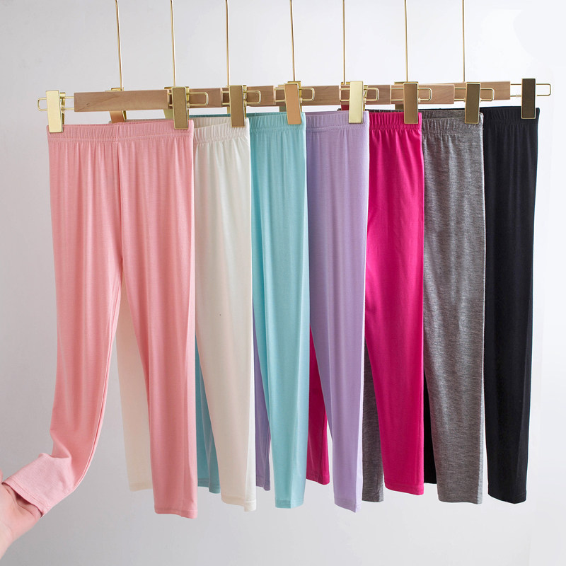 女童白色打底裤儿童莫代尔裤子春夏薄款中大童外穿长裤宝宝防蚊裤,童装/婴儿装/亲子装,裤子,淘宝优惠券,粉丝福利购,淘宝优惠卷